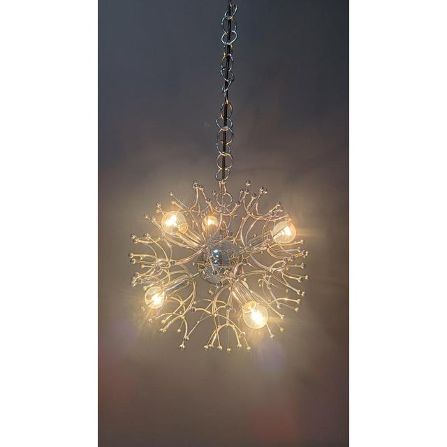 Vintage Sputnik Chandelier from Sciolari, 1960s For Sale - Image 11 of 12