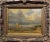 J. Brown - Tranquil Seashore scene w/ human activities - Oil painting oil painting on canvas -Signed circa 1920s frame...