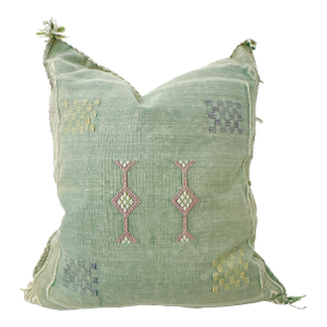 Moroccan Sabra Cactus Silk Pillow Cover