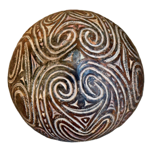 Papua New Guinea Kamana Sago Incised Ceramic Bowl