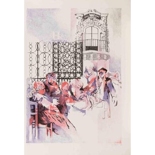 Mario Bardi, People, 1979, Lithograph For Sale