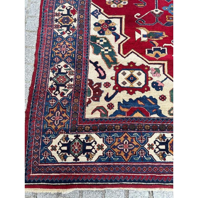 Mid-Century Azerbaijan Rug, 1950s For Sale - Image 3 of 18