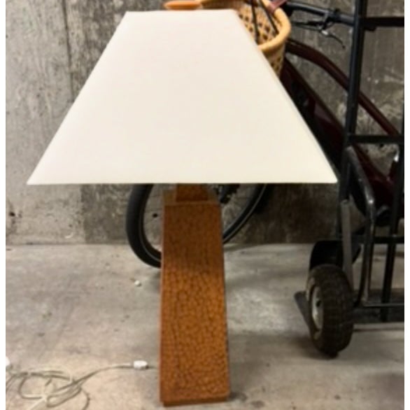 Artisan Crafted Wood Table Lamp For Sale - Image 13 of 13