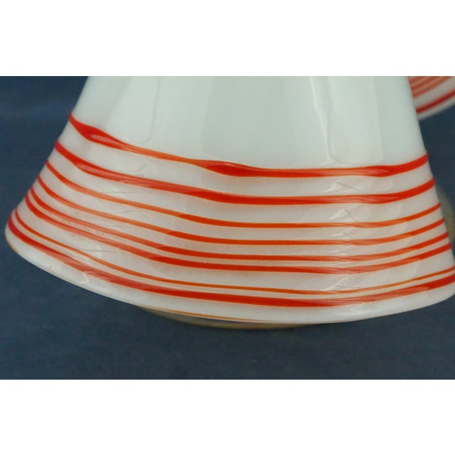 20th Century Murano Opaline Glass Sculpture of a Lady with Red and Gold Glass Paste attributed to Archimede Seguso, Italy For Sale - Image 18 of 18