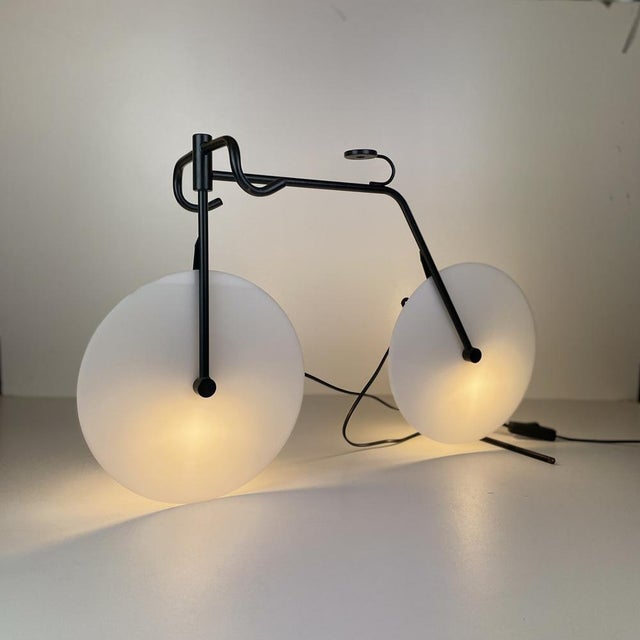 Bicycle Table Lamp by Bag Turgi, 1980 For Sale - Image 11 of 18