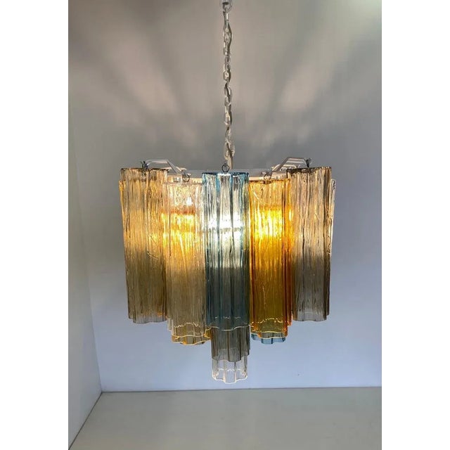 2000 - 2009 Art Deco Chandelier in Murano Glass, 2000s For Sale - Image 5 of 13