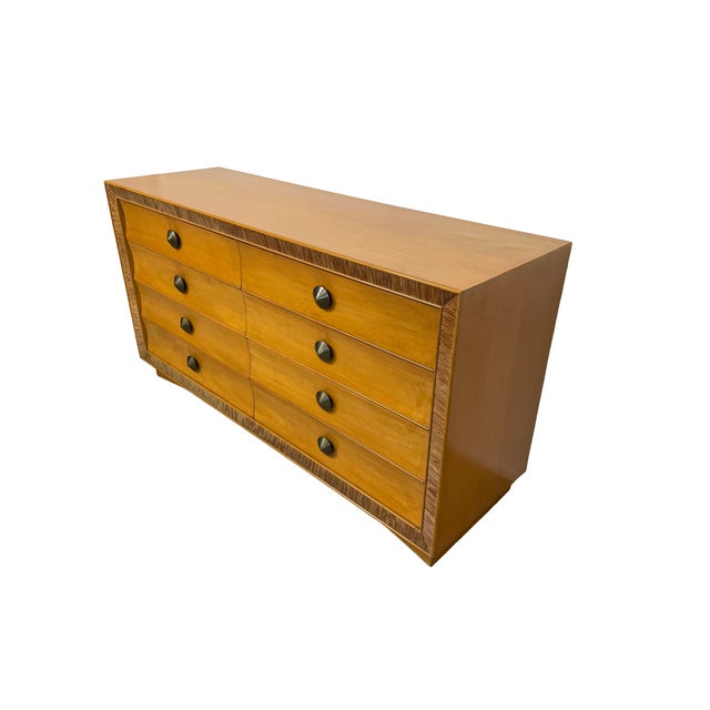 1940s Brown-Saltman Combed Wood Dresser, Attributed to Paul Frankl For Sale In Los Angeles - Image 6 of 17