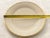 Late 20th Century Lenox Eternal Salad Plate Excellent Condition. The plate has a Cream body with wide Gold Trim and Gold...