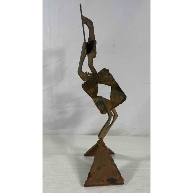1980s "Falling Playing Cards"— Abstract Steel Sculpture, Herbert Simon Estate For Sale - Image 5 of 6