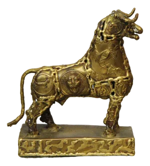 Brutalist Metal Sculpture by Pal Kepenyes, 1970s