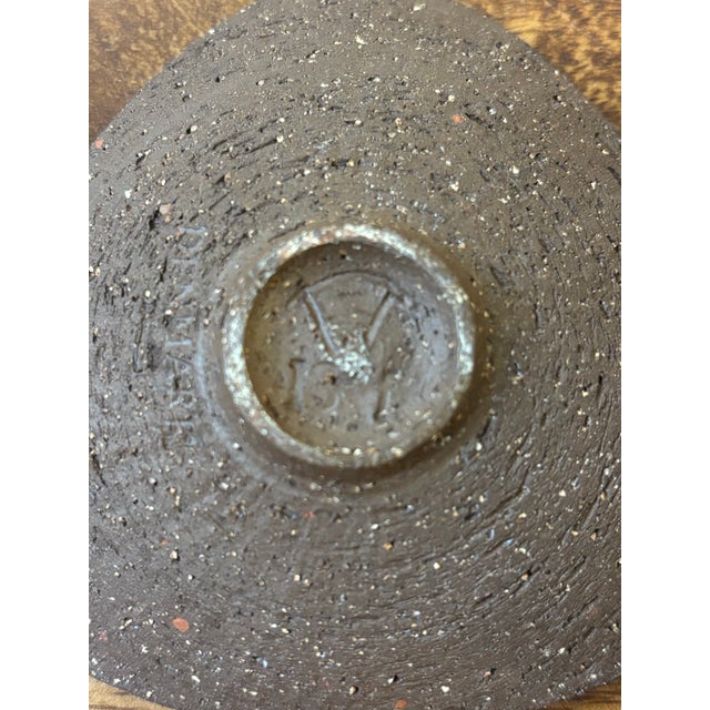 Ceramic Vintage 1950s Thomas Toft Mid-Century Studio Pottery Dish, Denmark For Sale - Image 7 of 7