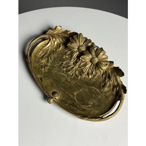 Metal Bronze Bowl by A Marionnet For Sale - Image 7 of 10