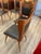 Italian Wooden Chairs in Leather and Brass, 1950s, Set of 6 For Sale - Image 4 of 18