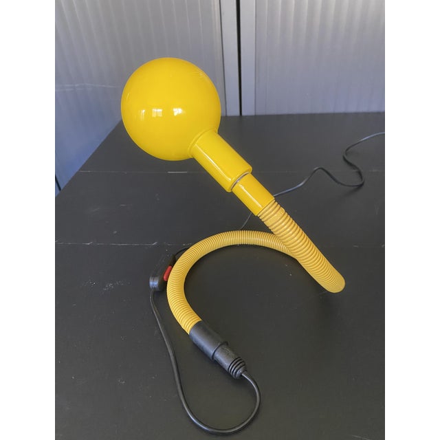 Vintage Pop Yellow Hebi Lamp by Isao Hosoe for Valenti, 1970s For Sale - Image 16 of 18