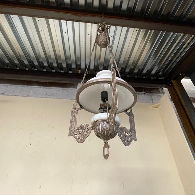 Antique Liberty Chandelier with Ups and Downs, 1920s For Sale - Image 11 of 14