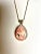 1970s Ankara Pink Pseudomorph Agate Necklace Encased in Sterling Silver For Sale - Image 5 of 7