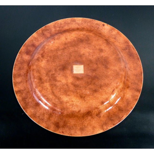 Enamelled Copper And Silver Plate by M. Mare For Broggi For Sale - Image 3 of 6