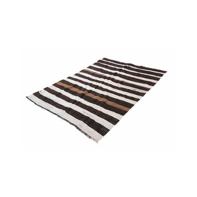 Handwoven vintage hemp kilim rug from Yozgat region of Turkey. Approximately 50-60 years old. In very good condition. Rare...