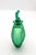 Vintage French Perfume Bottle in Emerald Green Glass by René Lalique, 1920 For Sale - Image 9 of 11