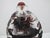 Chinese Large Chinese Peking Glass Red Dragon Overlay Snuff Bottle For Sale - Image 3 of 11
