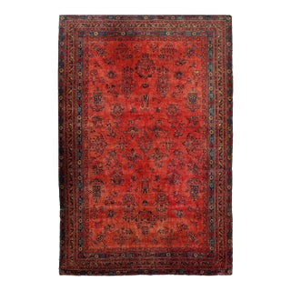 Pasargad DC Rose Antique Persian Kashan Rug For Sale
