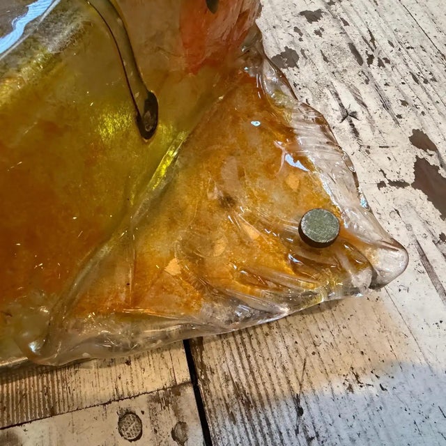 1970s Two Rare 1970s Mazzega Space Age Square Murano Glass Wall or Ceiling Lights For Sale - Image 5 of 18