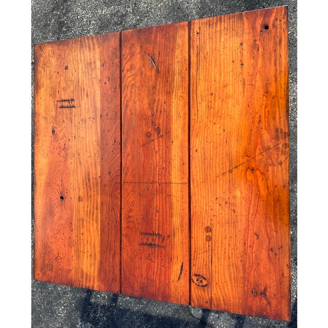 2010s 2010's Ralph Lauren Home St. Germain Distressed Pine Accent End Tables, a Pair by Henredon For Sale - Image 5 of 12