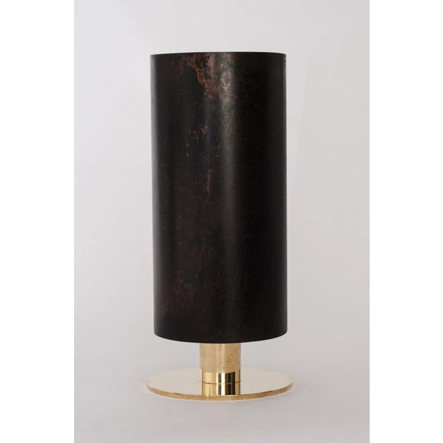 Metal Carl Auböck Model #7247-4 Patinated Brass Vase For Sale - Image 7 of 10