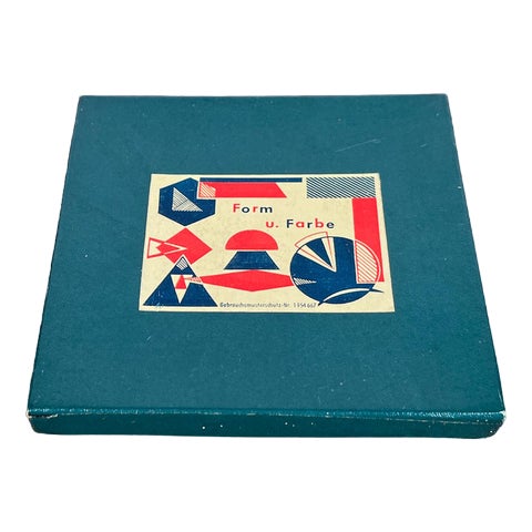 Mid-Century German Form Und Farbe Stencil Set, 1960s For Sale