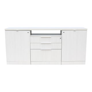 Modern Knoll Reff Profiles Classic Credenza, Sideboard in Whitened Ash Laminate For Sale