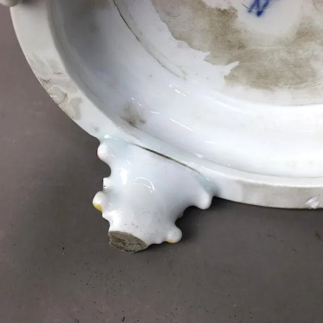 Oversized Antique Majolica Figural Footed Tankard With Classical Scene, Circa 1890 For Sale - Image 10 of 10