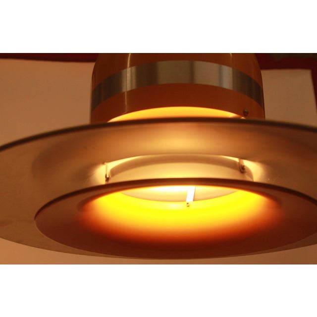 Yellow Space Age Yellow Pendant Lamp, 1975 For Sale - Image 8 of 12