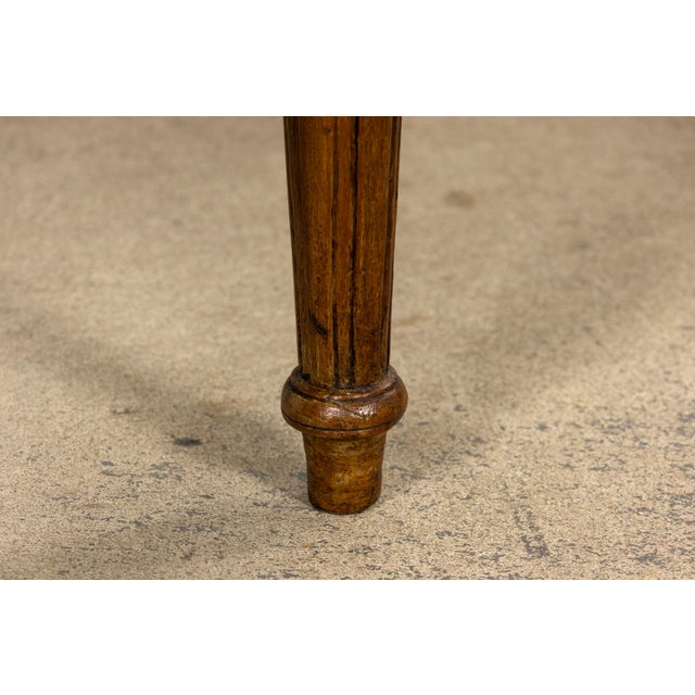Set of Six 19th Century French Walnut Side Chairs, Louis XVI Style For Sale - Image 13 of 18