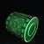 Traditional Late 20th Century Green Glazed Reticulated Porcelain Brush Pot For Sale - Image 3 of 8