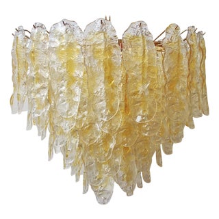 21st Century Murano Fiamme Chandelier by Fabio LTD For Sale