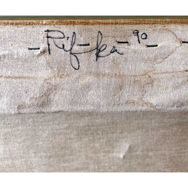 Judy Rifka, Judy Rifka, Abstract Expressionist Oil Painting Hockey Players. Brooke Alexander, 1983 For Sale - Image 11 of 12