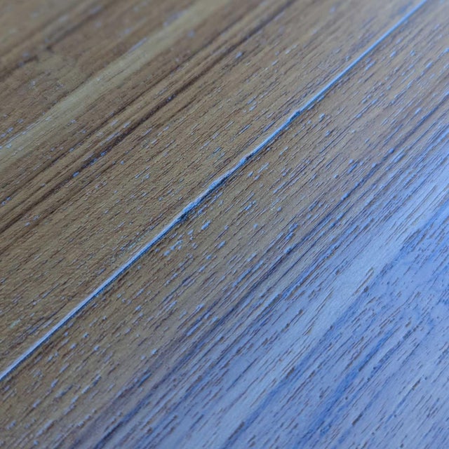Refinished Scandinavian Modern Teak Square Dining Table, Mid-Century For Sale - Image 14 of 18