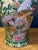 Vintage Chinoiserie Vase in Green & Gold For Sale - Image 9 of 10