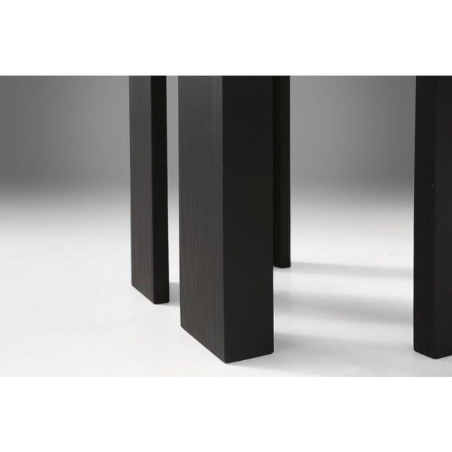 Black Stackable Stool from Bram Vanderbeke, Belgium, 2010s For Sale - Image 12 of 18