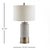 An unexpected mix of cement and brass accents make the Scully Cylinder lamp a stand out piece. The tall, narrow base and...