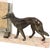 Large Art Deco Marble Photo Frame with Greyhound, 1930s For Sale - Image 6 of 17