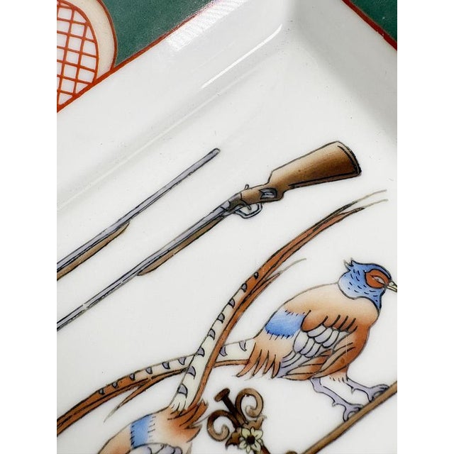 Ceramic Ceramic Ashtray in the style of Hermès, France, 1970s For Sale - Image 7 of 10