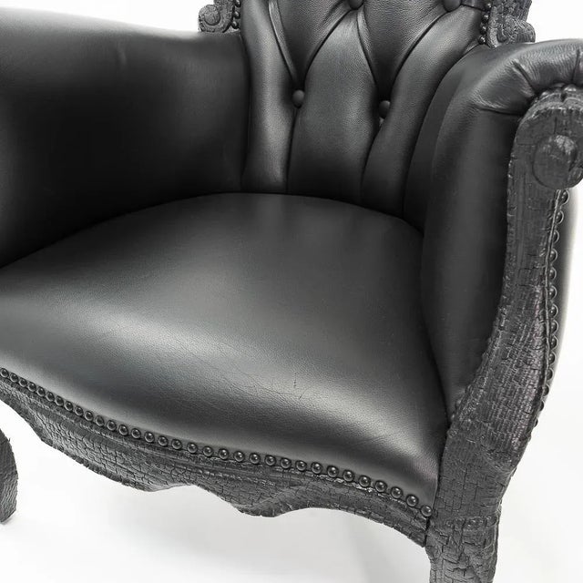 Black Smoke Armchairs by Maarten Baas for Moooi, 2000s, Set of 2 For Sale - Image 8 of 13