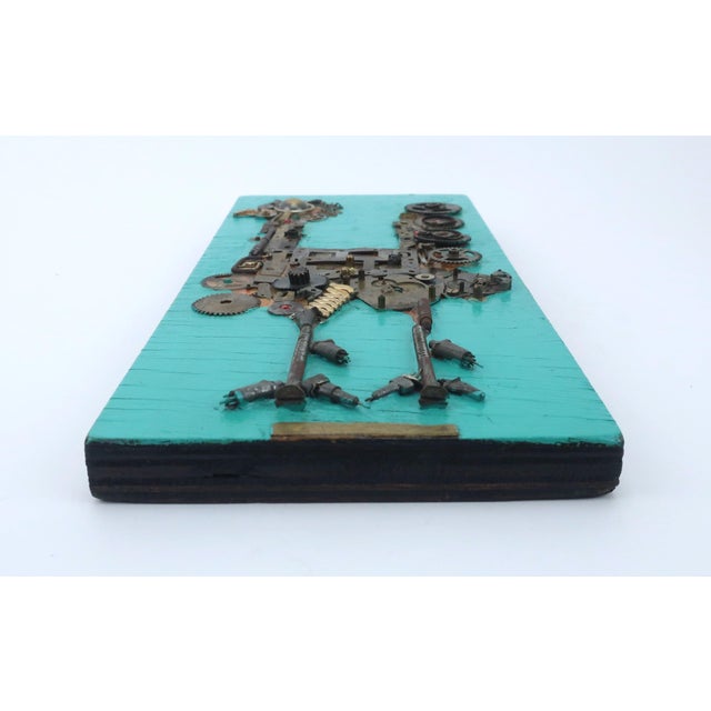Wood Shih Hwa Brutalist Chicken Assemblage Wall Sculpture, 1960's For Sale - Image 7 of 12