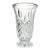 1980s Vintage Large Heavy Crystal Footed Presentation Vase For Sale