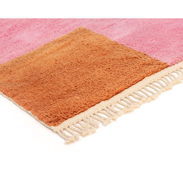 Hand-Knotted Wool Rug by Azele Studio For Sale - Image 4 of 9