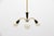 Mid-Century Modern Mid-Century Modern Brass 3-Armed Sputnik Lamp, 1950s For Sale - Image 3 of 13