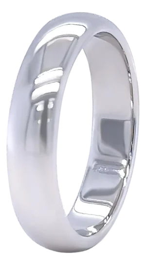 Tiffany & Co Platinum Forever Wedding Band Ring 8.52g, Size 7.5