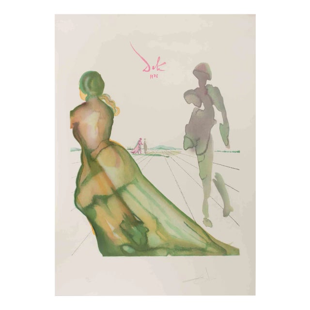 Dali, La Desse de Cythère, 1978, Woodcut For Sale