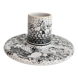 Vintage Candleholder by Björn Wiinblad for Rosenthal Studio Line, Germany, 1979 For Sale